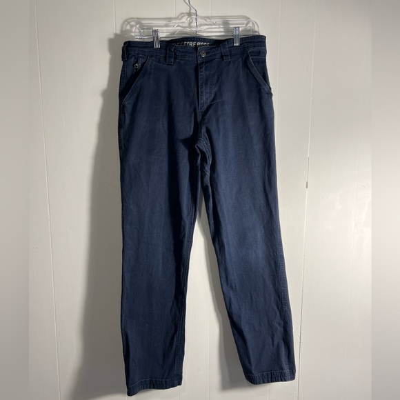 Duluth Flex Fire Hose Standard Fit Blue 6 Pocket Mens Pants T23 - Picture 1 of 6